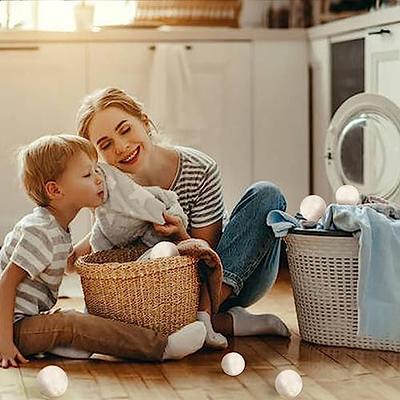 Wool Dryer Balls - Natural Fabric Softener, Reusable, Reduces