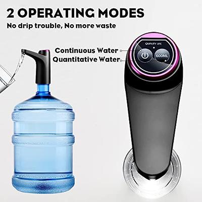 5 Gallon Water Pump - Water Bottle Pump For 5 Gallon Bottle, Usb Charging  Automatic Drinking Water Pump, Portable Electric Water Dispenser Jug For  Hom