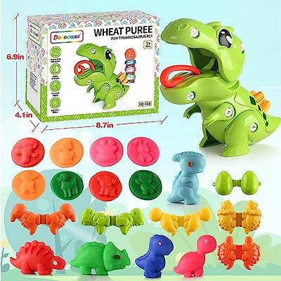 Dinosaur Playdough Tool Set for Toddlers, Kitchen Creations