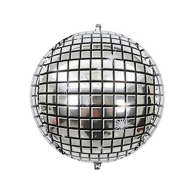 Disco Setsilver Disco Ball Helium Balloon Set For Party & Wedding