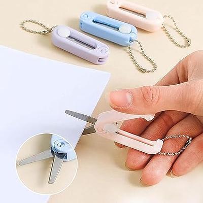 Clip on Foldable Scissors Foldable Scissor Keychain Foldable Scissor Clip  Stainless Steel Scissors Travel Scissors Mini Scissors 