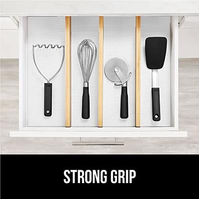 Gorilla Grip Ribbed Drawer and Shelf Liner for Cabinet, Non Adhesive  Waterproof Protection for Kitchen, Strong Grip, BPA Free Plastic Liners for