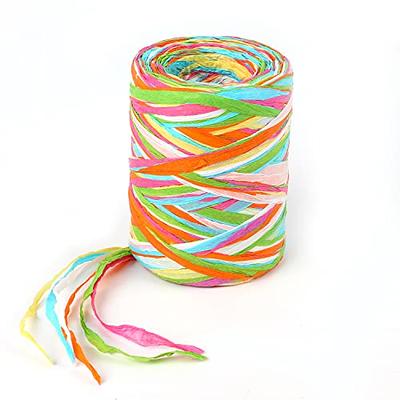 HAMUIERS Raffia Ribbon for Gift Wrapping Packing Paper Twine