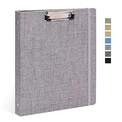 Vienrose 3 Ring Binder for 8.5 x 11 Inch Paper 1 Inch Round Rings Binder  with Linen Durable Binders with Interior Pockets for School Office Home -  Yahoo Shopping