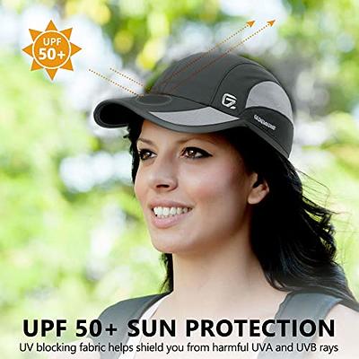 GegeenDomog Sun Hats for Women Wide Brim Visor UV Protection Summer Beach  Hat for Women Foldable Golf Hats