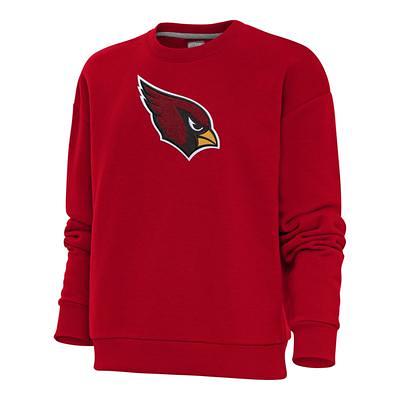 Men's Antigua Red Louisville Cardinals Victory Pullover Hoodie