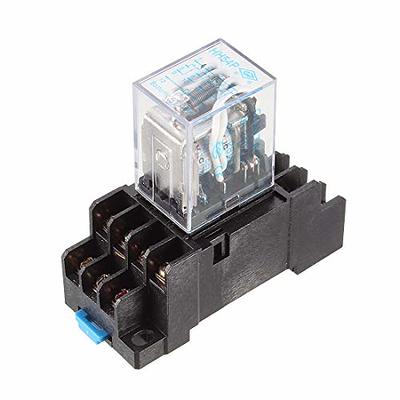 uxcell DC 12V Coil 4PDT General Purpose Relay HH54P 14 Pin W PYF14A Socket  - Yahoo Shopping