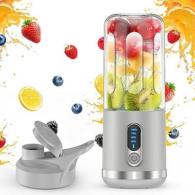 Eshwb Portable Blender,Personal Blender for Shakes and Smoothies, Mini  Blender USB Rechargeable with 6 Blades, Handheld Blender for Sports Travel  and Outdoors (Blue) - Yahoo Shopping