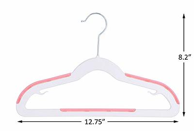  Finnhomy 50 Pack Plastic Hangers, Durable Clothes