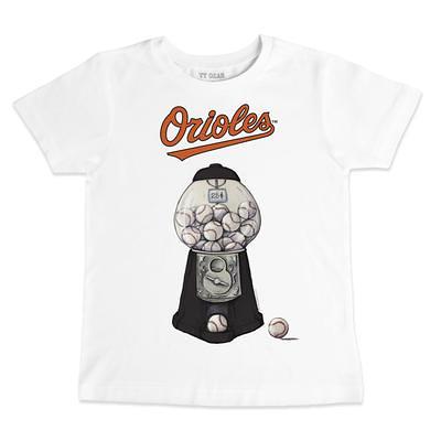 Baltimore Orioles Sugar Skull Tee Shirt 4T / White