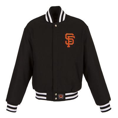 San Francisco 49ers JH Design Wool & Leather Reversible Jacket with  Embroidered Logos - Black