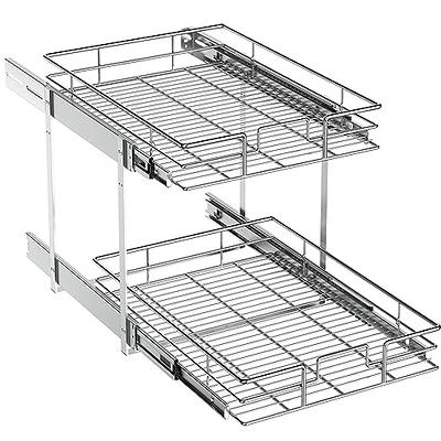 OCG Pull Out Drawers for Cabinets 14 W x 21 D, Cabinet Drawers Slide Out,  Pull Out Cabinet Organizer for Base Cabinet Organization in Kitchen