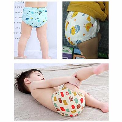 6 Pack Unisex Cotton Reusable Potty Training Underwear Breathable Toddler  Boys And Girls Pee Training Underpants Waterproof Training Pants