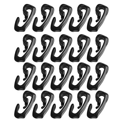 Camping Snaps Hooks Plastic Buckles, 8mm Hole Clip for Tent Canopy - Black  - Yahoo Shopping