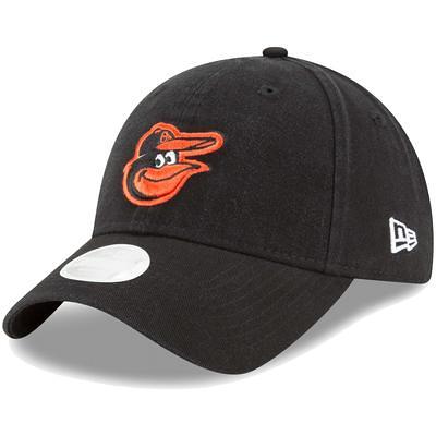 Baltimore Orioles New Era Team Color 9FIFTY Snapback Hat - White/Orange