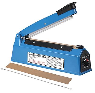 Mini Bag Sealer, Kenossion Chip Bag Sealer - Bag Sealer Heat Seal with  Cutter & Magnet, Portable Mini Sealing Machine to Reseal Plastic Bags &  Keep