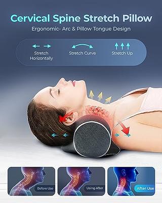 Neck Traction Pillow Cloud Shape Stretcher Cervical Support Pain