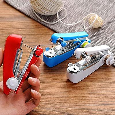 Portable Stitch Stapler Mini Sewer Machine Hand Stitcher Handy Needlework  Tool for Sewing Home and Travel Use