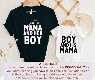 Matching Mom and Son outfits, Boy Mama Shirt, Mama and Baby Boy Matching  Outfits, Mommy and Me Shirts Boy, Mothers Day Gifts, Mama's Boy, Mommy Baby  Matching Clothes. - Yahoo Shopping