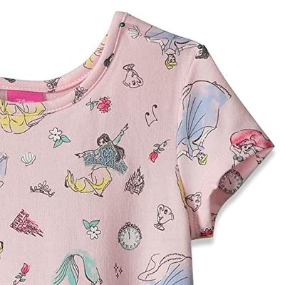  Disney Princess Cinderella Belle Aurora Toddler Girls Long  Sleeve Graphic T-Shirt & Leggings Gray 2T: Clothing, Shoes & Jewelry