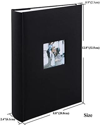 Photo Album 4x6 Photos Hold 402 Pockets with Memo Slip-in Pockets Photo  Book, Leather Cover Picture Albums with Writing Space for Wedding Family