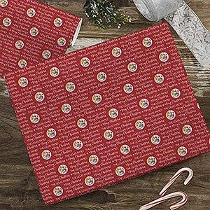 Personalized From Santa Wrapping Paper. Christmas Gift Wrap. Holiday Gift -  Yahoo Shopping