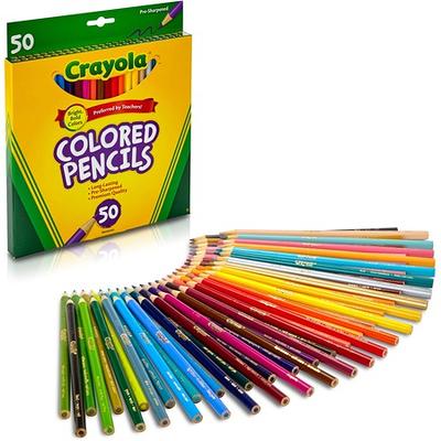 Crayola Twistables Colored Pencils Set (65Ct), Kids Drawing Kit