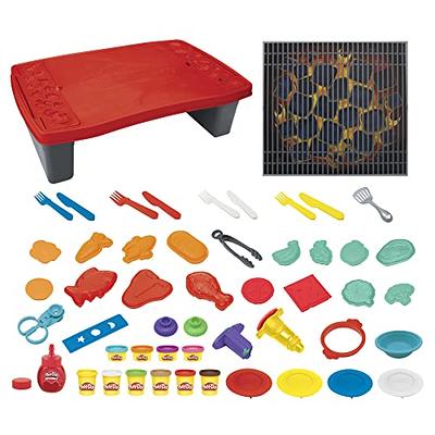 Play-Doh Kitchen Creations Big Grill Playset 40-Piece BBQ Toy for