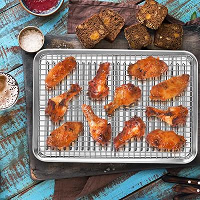 Half Sheet Pan & Baking Rack Set