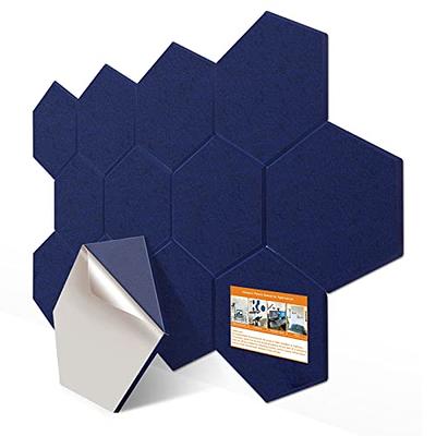 HERTBER 24 Pack Acoustic Panels, 12 x 12 x 2 Inches Sound Proof Foam Panels  for Walls, Acoustic Foam Panels, Soundproof Wall Panels, Flame Retardant