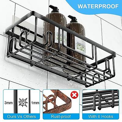 Kitsure Corner Shower Caddy - 2 Pack Rustproof Shower Organizer, Durable  Shower Shelves with Large Capacity, Drill-Free Adhesive Shower Rack with 4