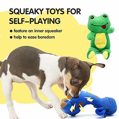 Squeaky Plush Dog Toy Pet Dogs Chew Toys Play Squeaker Sound Ball