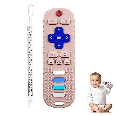 Remote Control Teether Toy for Babies,Baby Teething Toys Tv Remote Shape  with Pacifier Clip（Black） - Yahoo Shopping