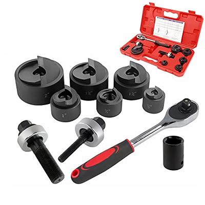 iGeelee Ratchet Knockout Hole Punch Driver Kits 1/2 to 2 inch SLUG-Buster  Knockout Electrical Conduit Hole Cutter Sets KO Tool Kit (CC-60) - Yahoo  Shopping