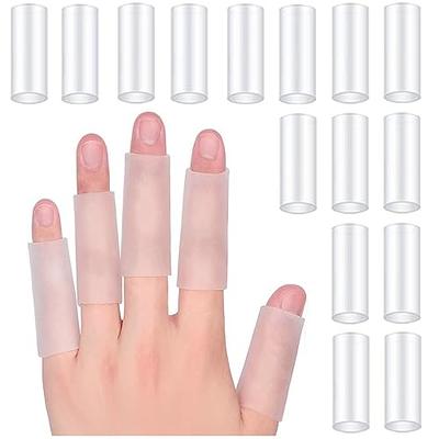 Finger Protectors Finger Caps Silicone Fingertips Protection - Gel Finger  Cots Great for Trigger Finger, Finger Arthritis, Finger