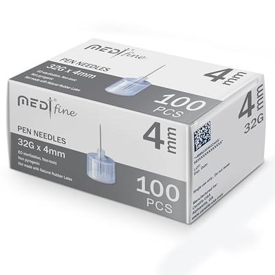 NovoFine 32G Tip x 6 mm (1/4) Disposable Pen Needles 100ct