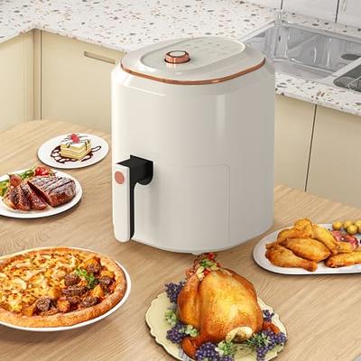 SUR LA TABLE KITCHEN ESSENTIALS 4-in-1 Compact 5-Quart Basket Air Fryer  with Window for Easy Viewing, Digital Touchscreen Display with 8-Presets,  Air