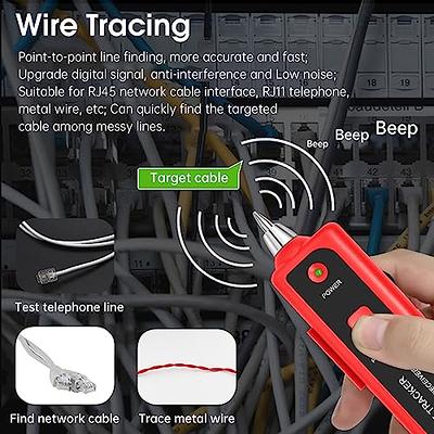 Tracker Diagnose Tone Finder Telephone Wire Cable Tester Toner Tracer inder  Detector Networking Tools 