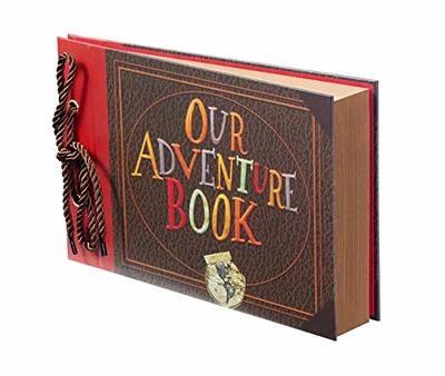 Photo Album Scrapbook Our Adventure Book with Gift Box Vintage