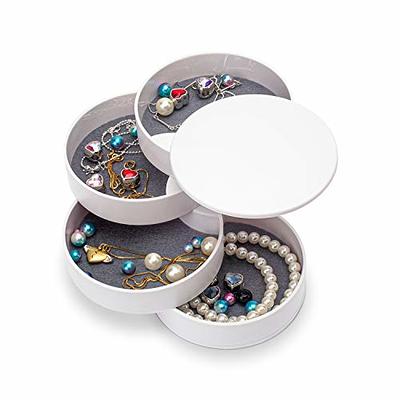 Agoder Jewelry Organizer Box, Acrylic Earring Organizer Jewelry Box with  Compartment Tray, Clear Display Storage Box for Rings Bracelet Necklaces, 2  Layer Travel Jewelry Case Gift - Yahoo Shopping