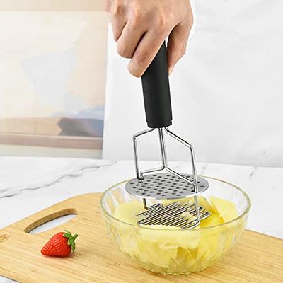 Potato Masher Stainless Steel, Potato Ricer, Potato Masher Hand, Masher  Kitchen Tool, Ricer for Mashed Motatoes, Dual-Press Design - Yahoo Shopping