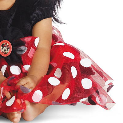 Baby Girls MINNIE MOUSE Halloween Costume Dress Ears 6 12 18 Months 2T PINK  NEW