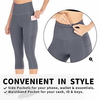 Amazon.com: Ewedoos Yoga Capri Leggings with Pockets for Women High Waisted  Leggings for Women Yoga Pants Workout Leggings : Clothing, Shoes & Jewelry