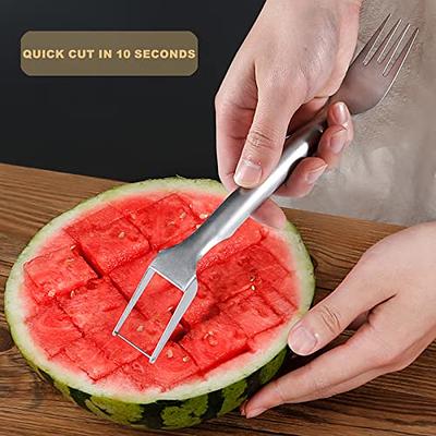 NEX Watermelon Slicer Fruit Cutter, Kitchen Gadgets, Melon Slicer