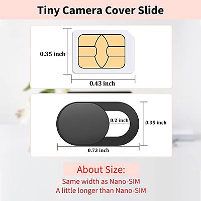 Webcam Cover Slide (3-pack) - For phones, tablets and laptops