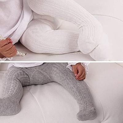 Baby Girl Tights Thick Cable Knit Leggings Stockings Cotton Pantyhose for  Newborn Infant Toddler 