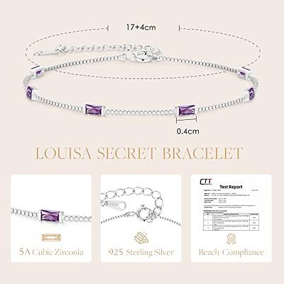 Sterling Forever Louisa Charm Bracelet - Silver