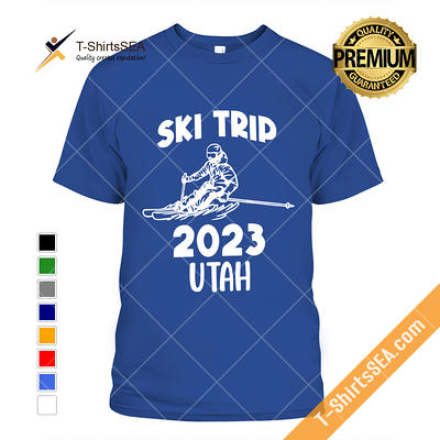 Ski Trip 2023 Utah Shirt, Cute Family Winter Vacation Matching Shirts,  Skiing Matching Shirts, Ski Lover Friends Shirts, - Unisex  T-Shirt/Royal/4XL - Yahoo Shopping