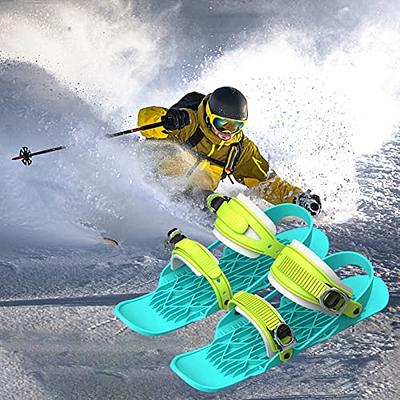 Winter New Mini Short Skiing Shoes Adult Kids Adjustable Snowboard Ski Sled  Outdoor Travel Snow Walking