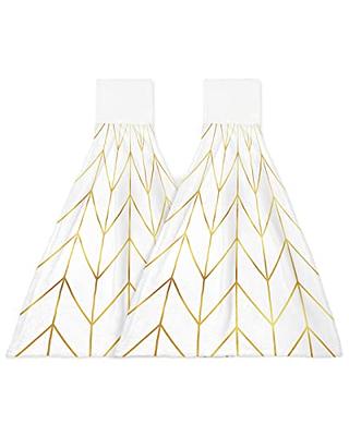 LOVADA Stove Towels Hanging Kitchen Towels with Loop Modern